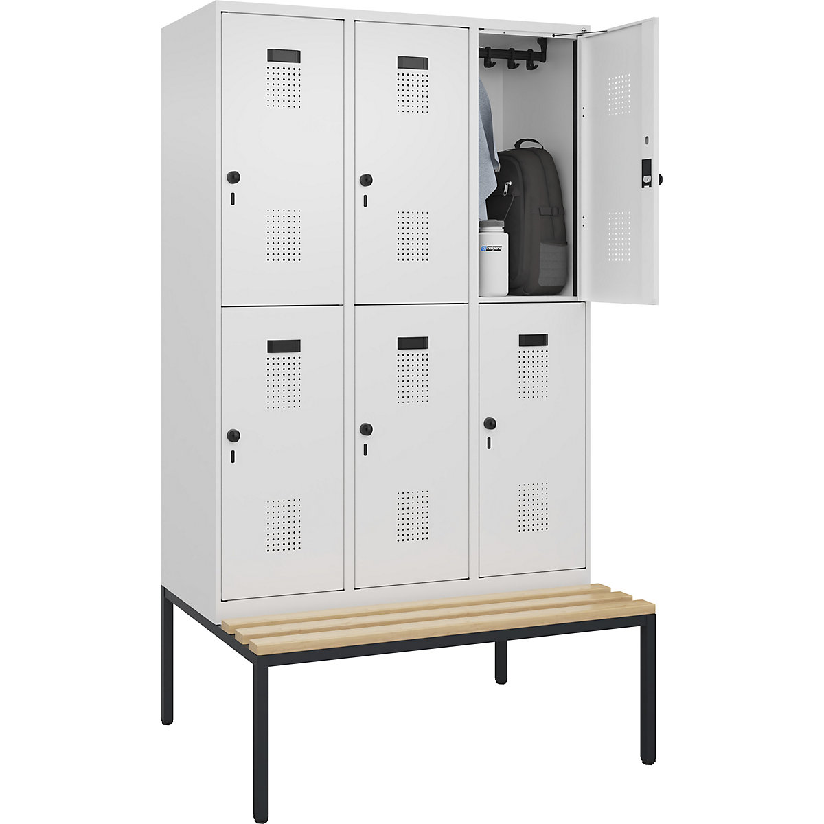 Doppelstock-Spind Evolo PLUS Sitzbank (Produktabbildung 3)-2