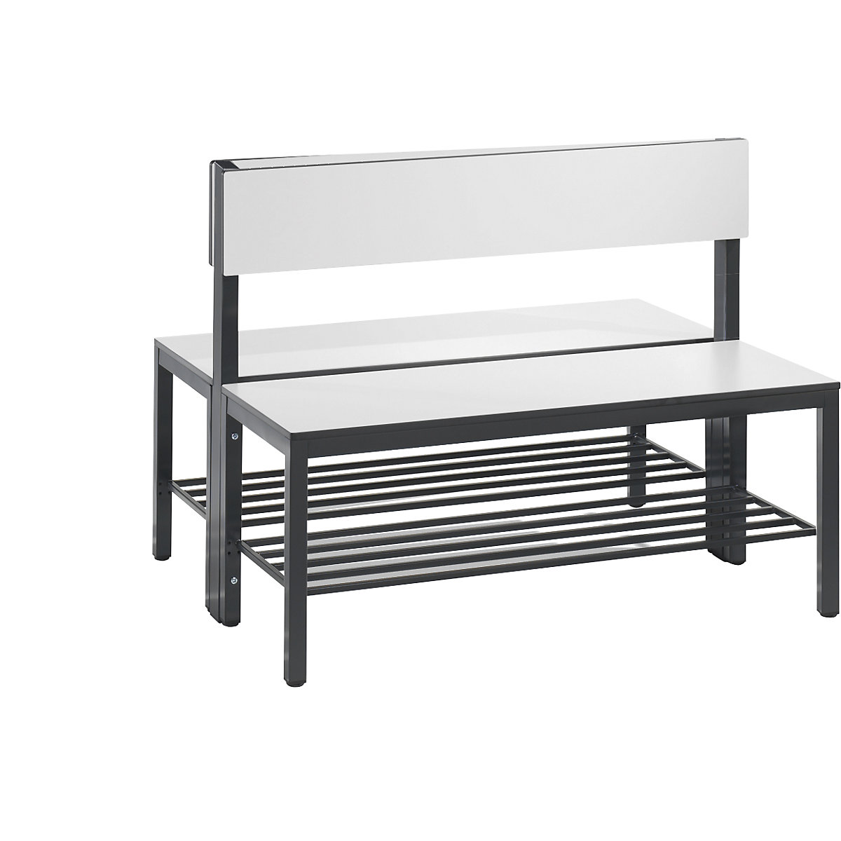 BASIC PLUS cloakroom bench, double sided - C+P