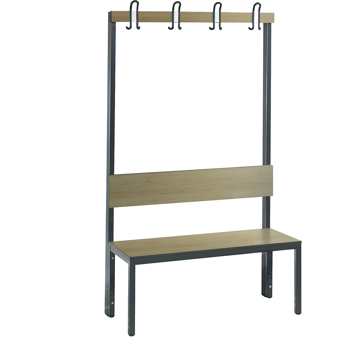 BASIC PLUS cloakroom bench, single sided – C+P