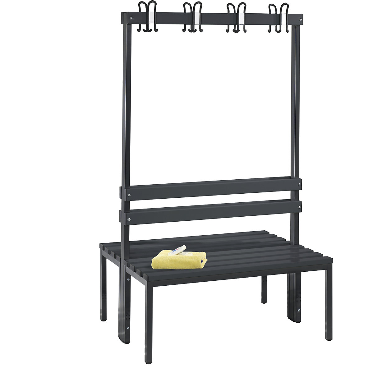 BASIC cloakroom bench, double sided – C+P