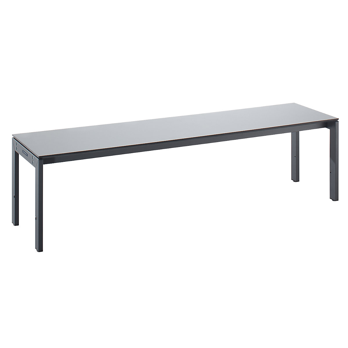 Changing room bench with steel frame – eurokraft pro