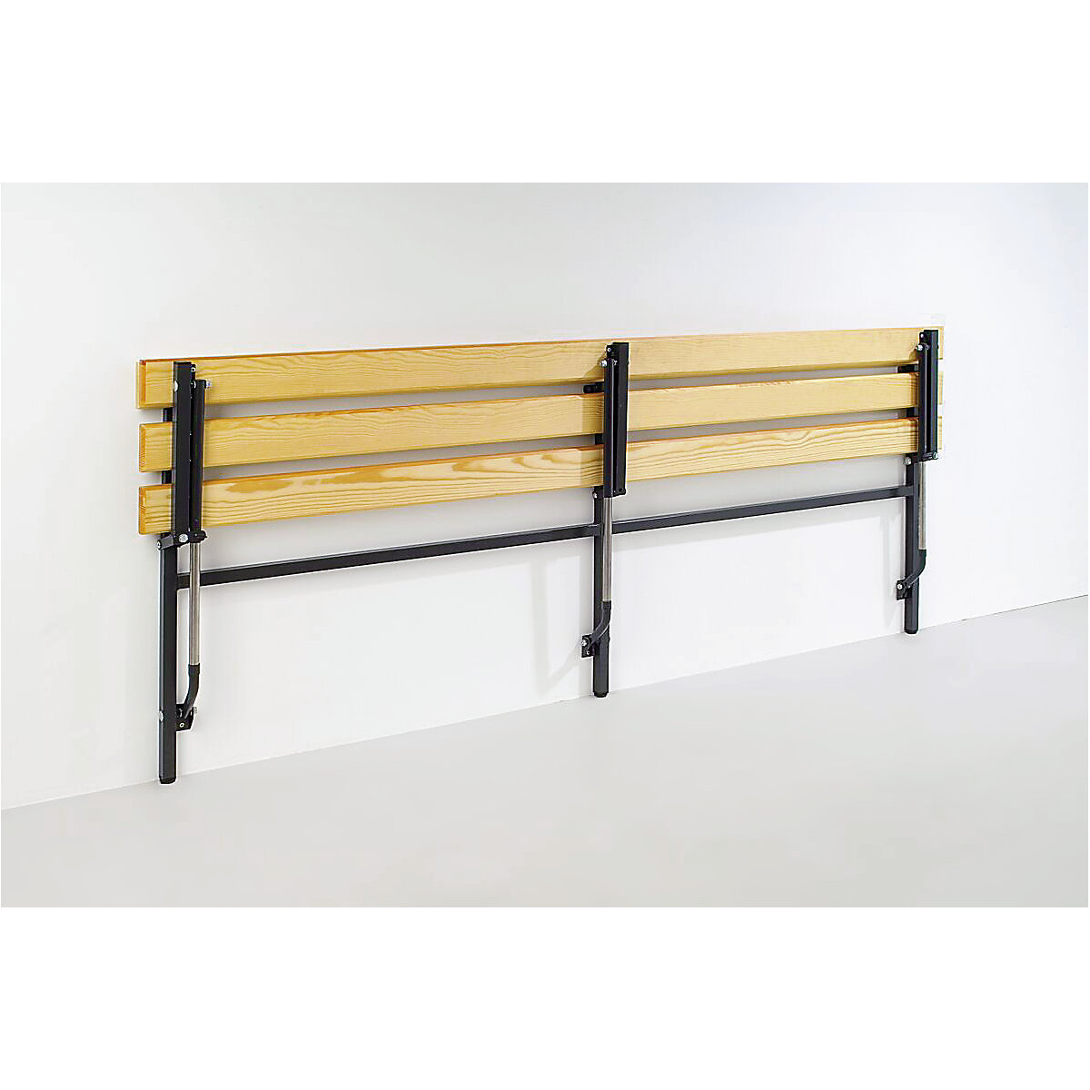 Folding wall-mounted bench – Sypro (Product illustration 2)-1