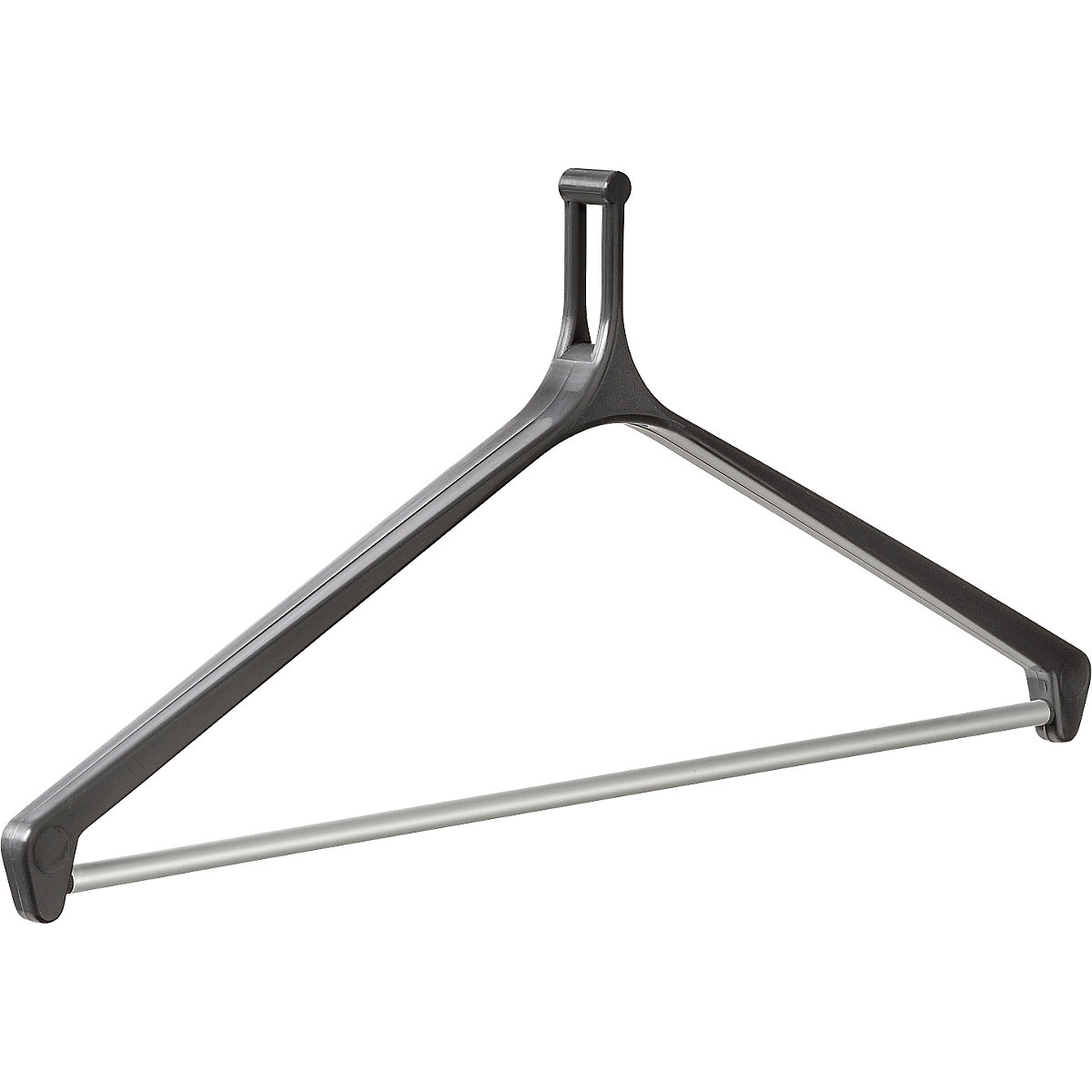 Small wall mounted coat rack made of aluminium – eurokraft pro (Product illustration 2)-1