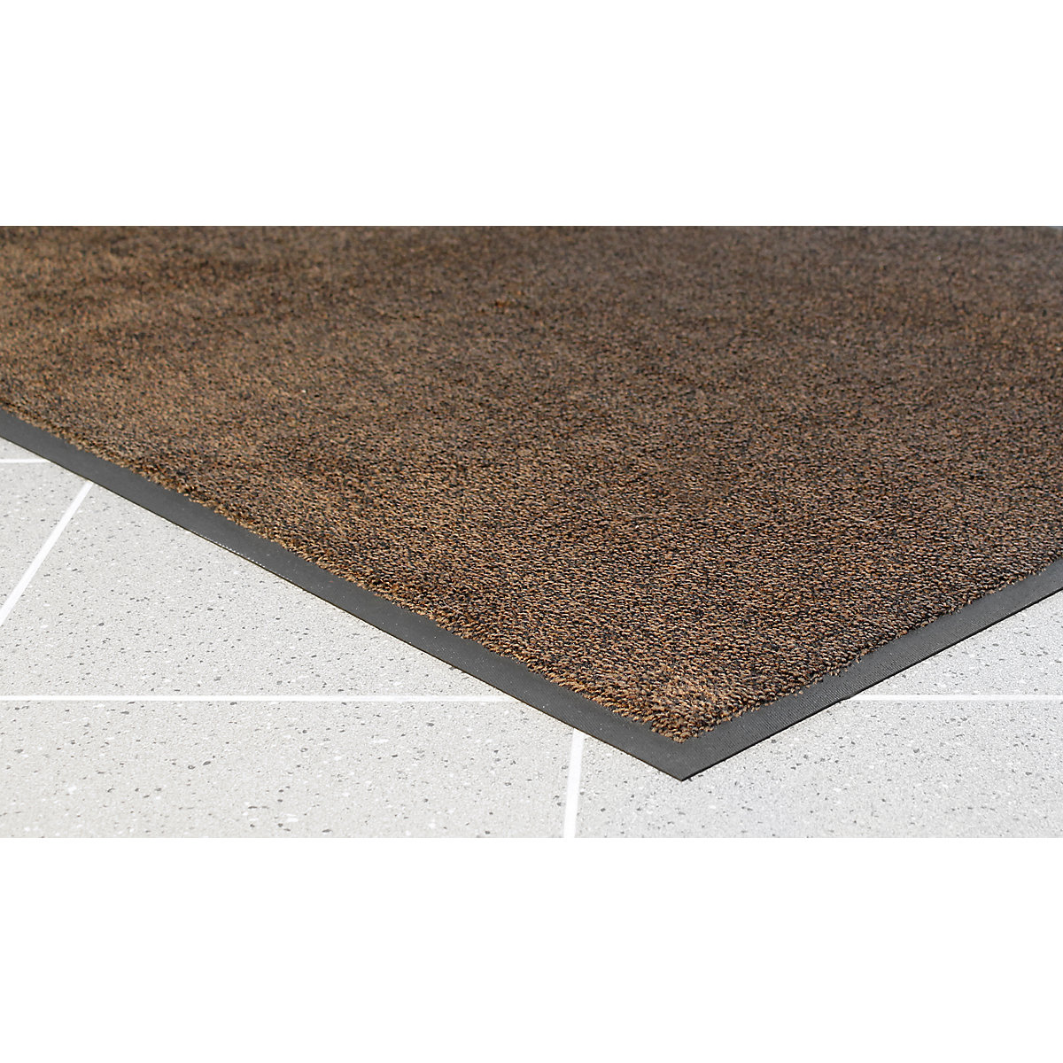 Entrance matting for indoor use, nylon pile – COBA, LxW 1500 x 850 mm, brown-6