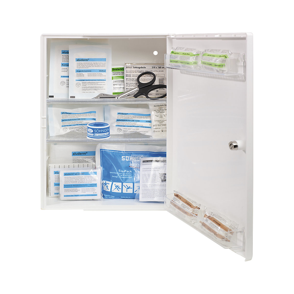 First aid cupboard, DIN 13157 – SÖHNGEN (Product illustration 2)-1