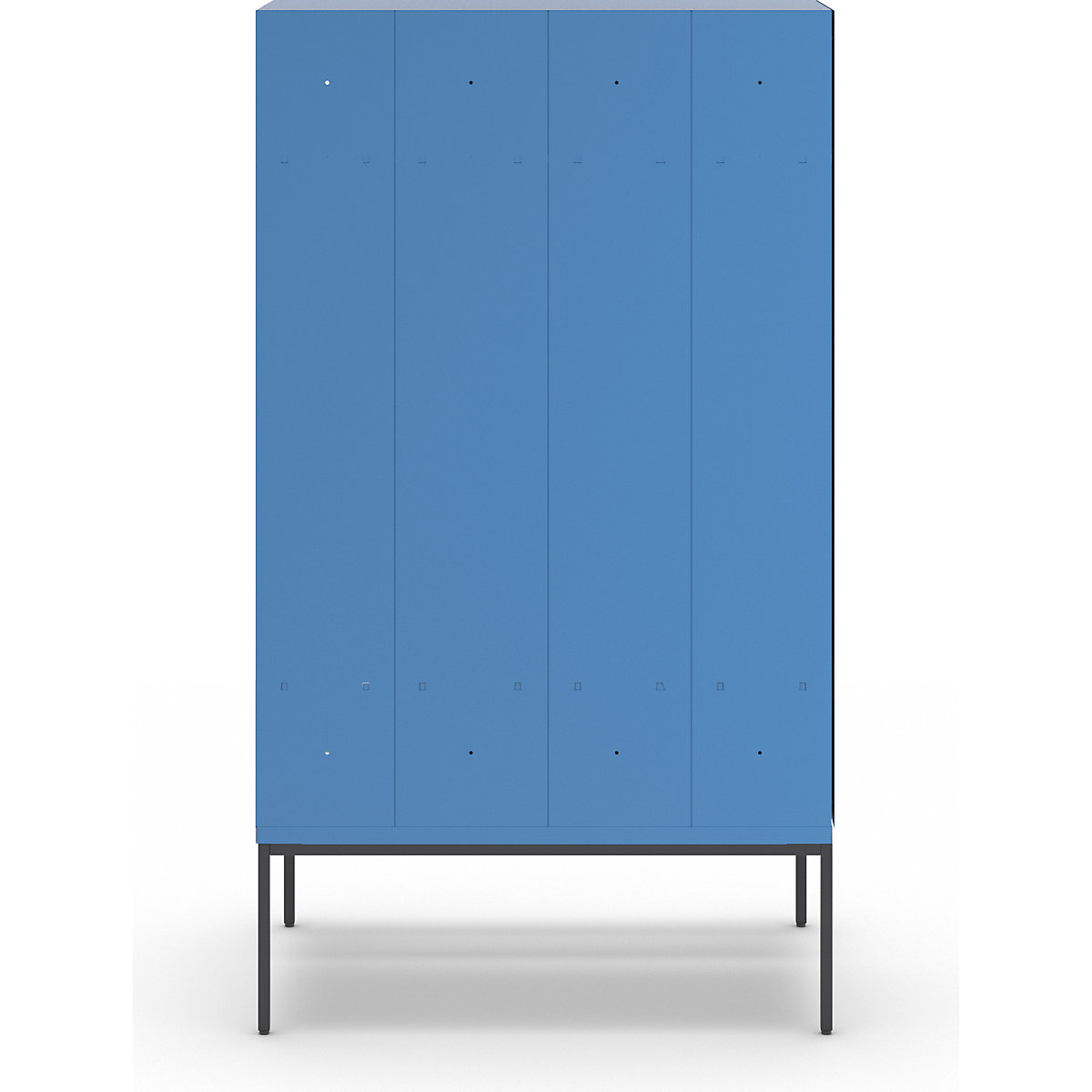Berlin 2 bench seat clothes locker – Wolf (Product illustration 5)-4