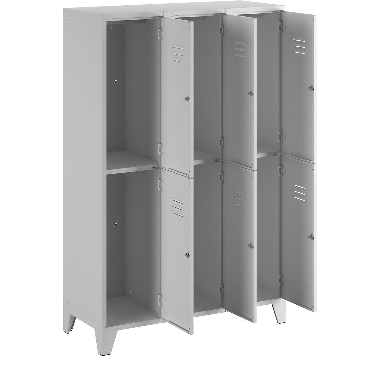 Berlin 2 double deck clothes locker – Wolf