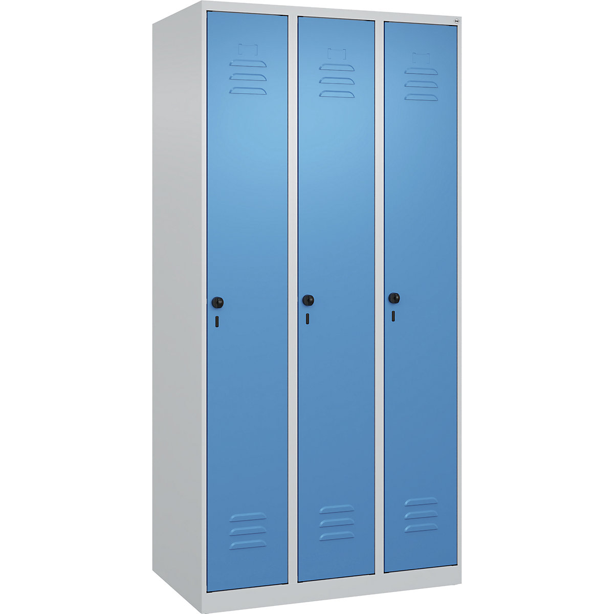 Classic PLUS clean and dirty clothes locker, narrow – C+P (Product illustration 2)-1