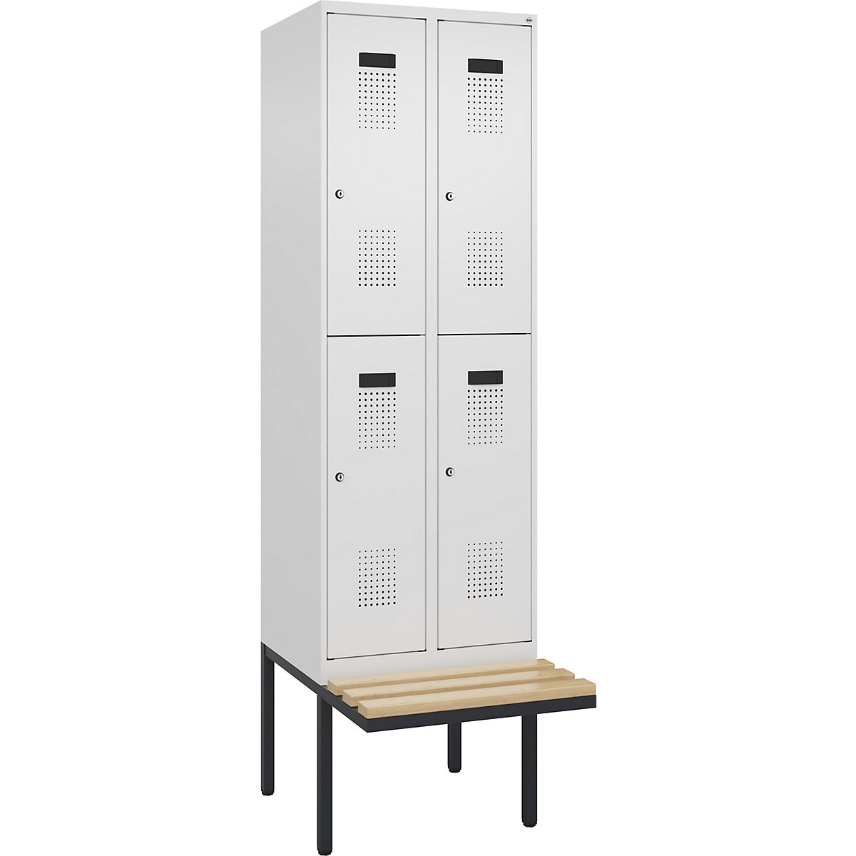 Evolo PLUS bench seat double deck clothes locker (Product illustration 2)-1
