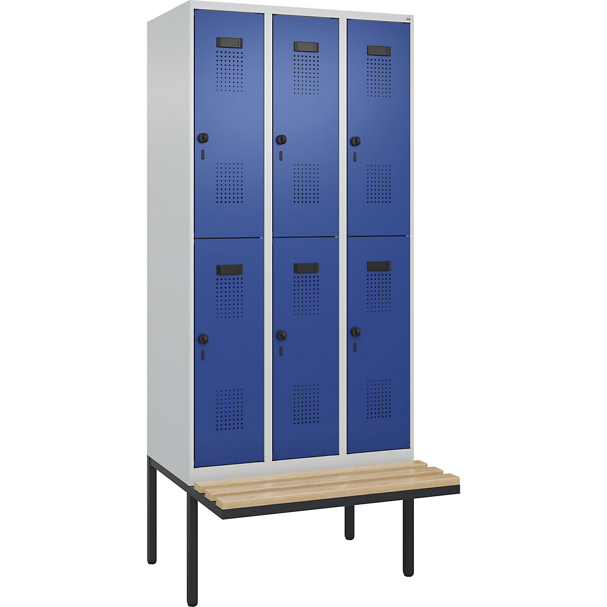 Evolo PLUS bench seat double deck clothes locker (Product illustration 3)-2