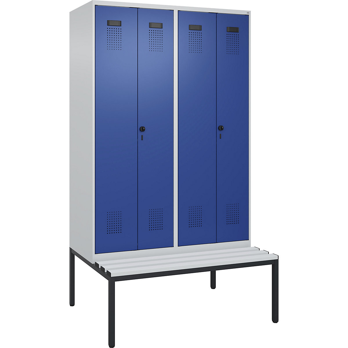 Evolo PLUS clean and dirty bench seat clothes locker (Product illustration 2)-1