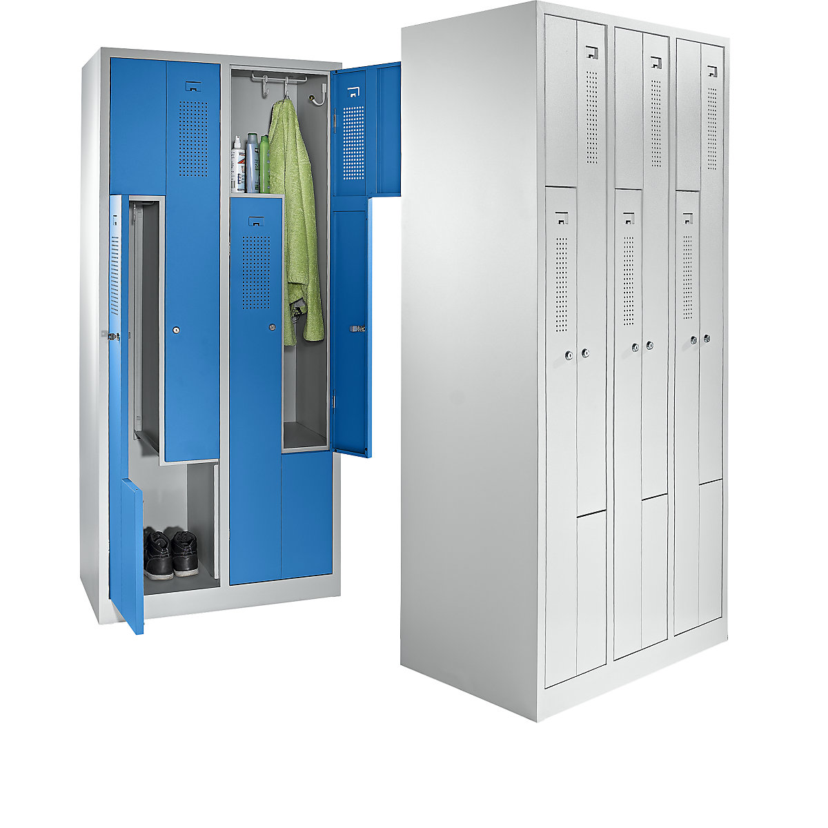 AMSTERDAM Z cloakroom locker – eurokraft basic (Product illustration 10)-9