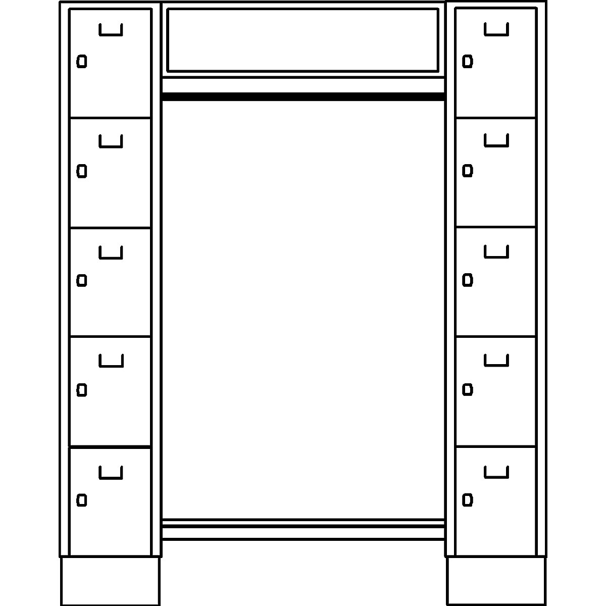 Cloakroom locker system – Wolf (Product illustration 3)-2