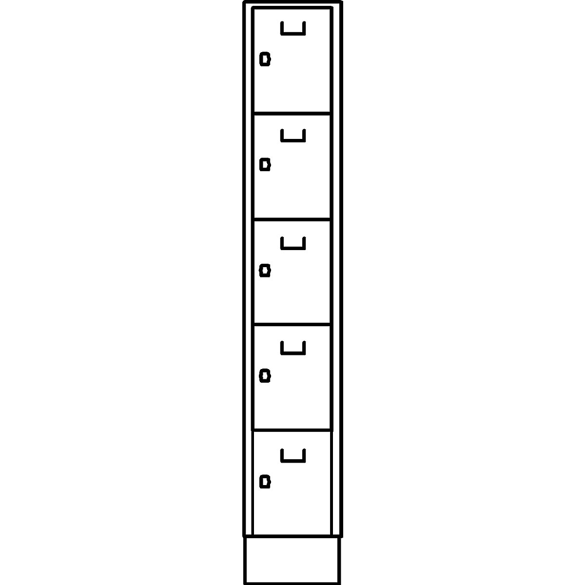 Cube lockers – Wolf (Product illustration 2)-1
