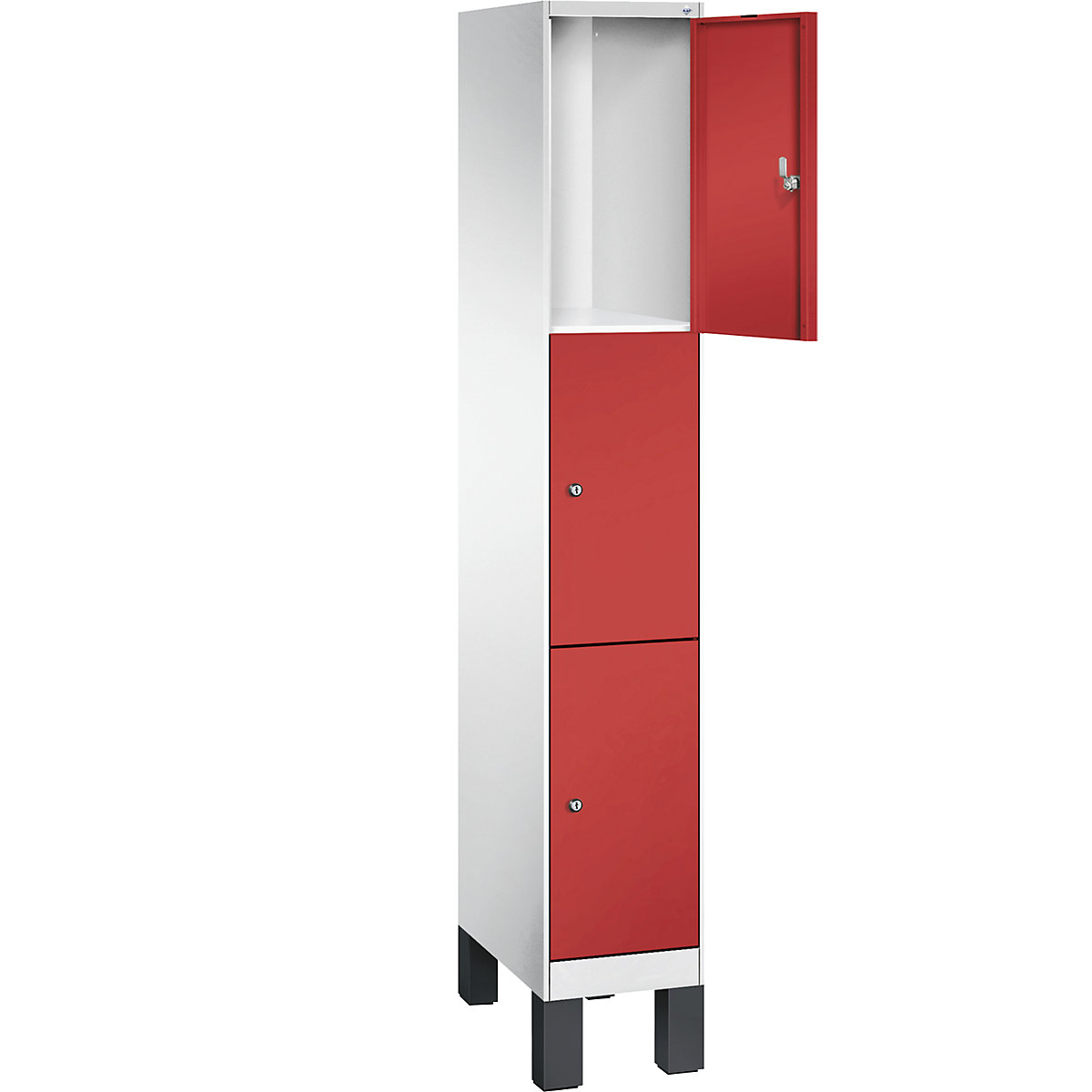EVOLO locker unit, with feet – C+P (Product illustration 2)-1