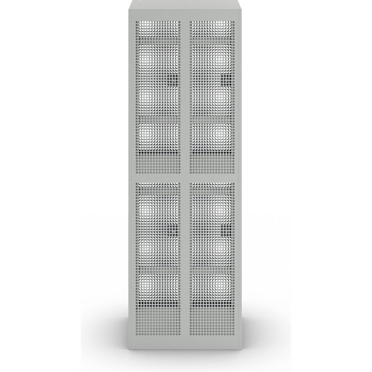 Perforated sheet steel locker, width 600 mm – eurokraft pro (Product illustration 5)-4