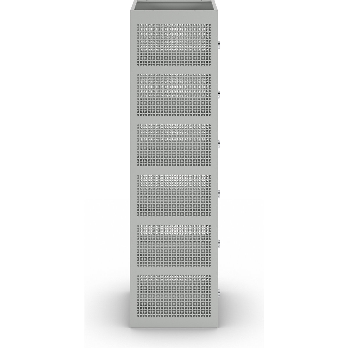 Perforated sheet steel locker, width 600 mm – eurokraft pro (Product illustration 2)-1