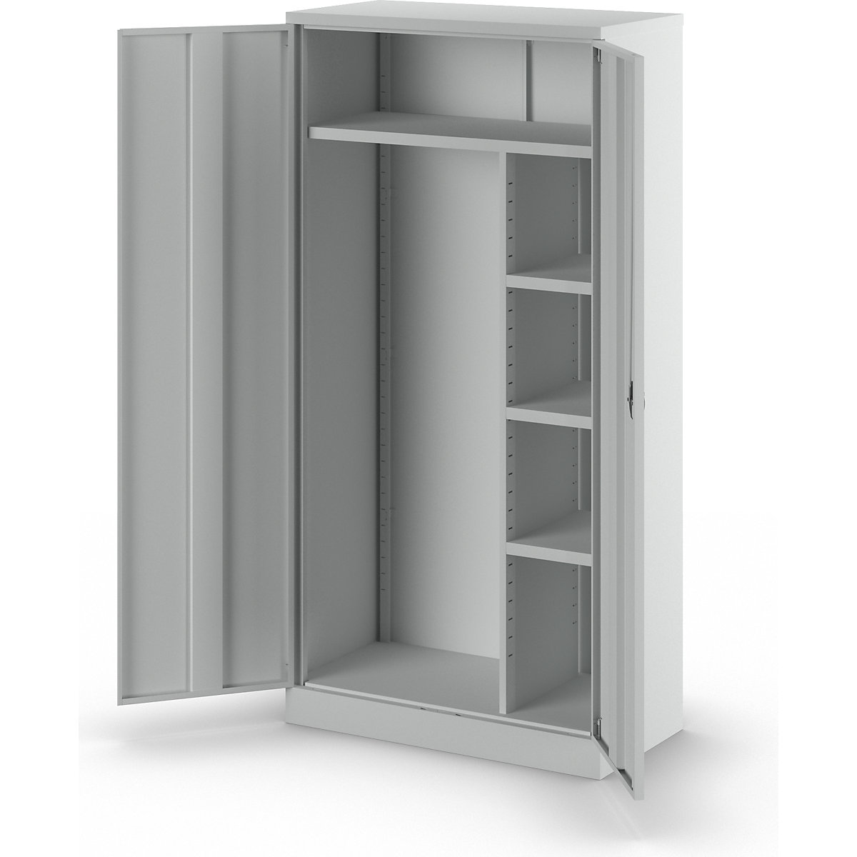 Steel cupboard with plinth – eurokraft basic (Product illustration 9)-8