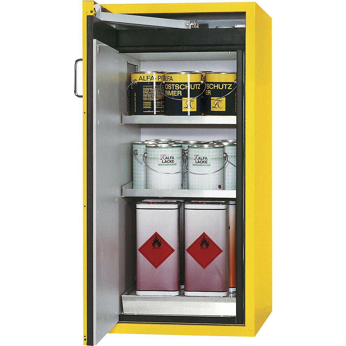 Brandveilige opslagkast voor gevaarlijke stoffen type 90 - asecos