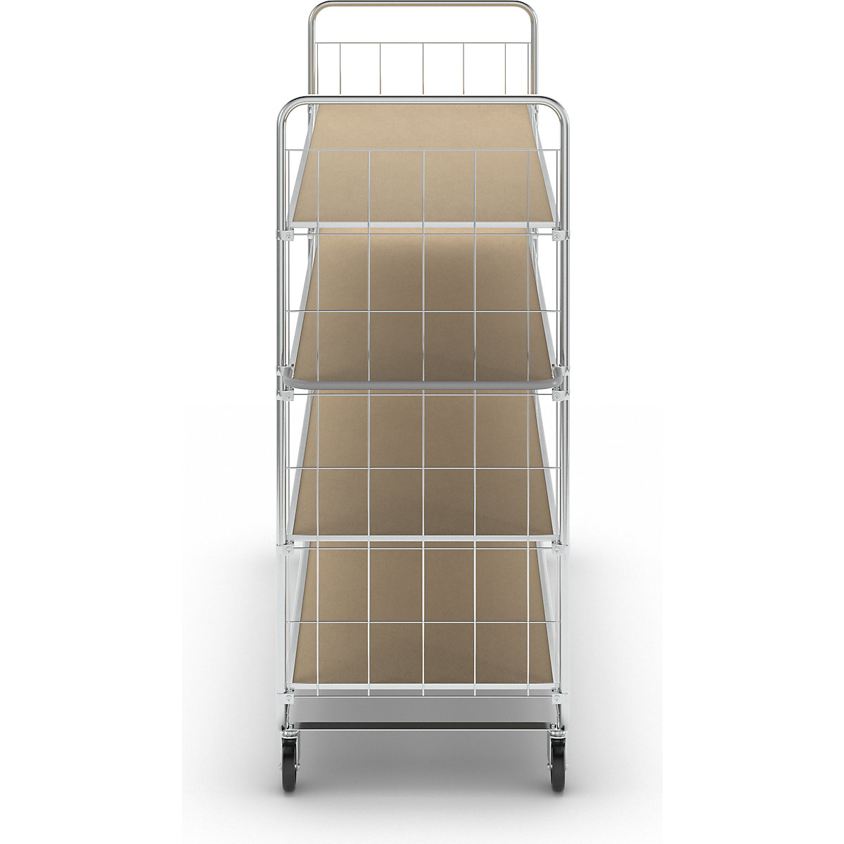 Wózek piętrowy ESD, z 4 półkami – Kongamek (Zdjęcie produktu 77)-76