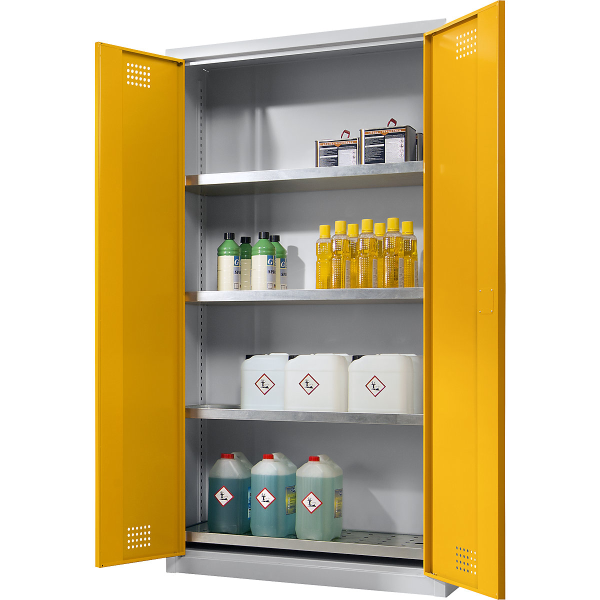 Environmental and chemical storage cupboard – eurokraft basic (Product illustration 2)-1