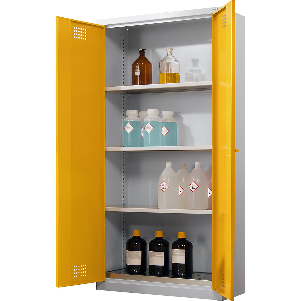 Environmental and chemical storage cupboard – eurokraft basic (Product illustration 4)-3