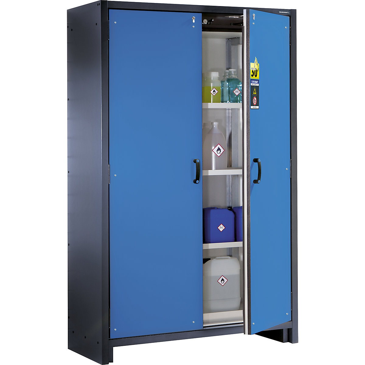 Fire resistant hazardous goods storage cupboard type 30 – eurokraft pro