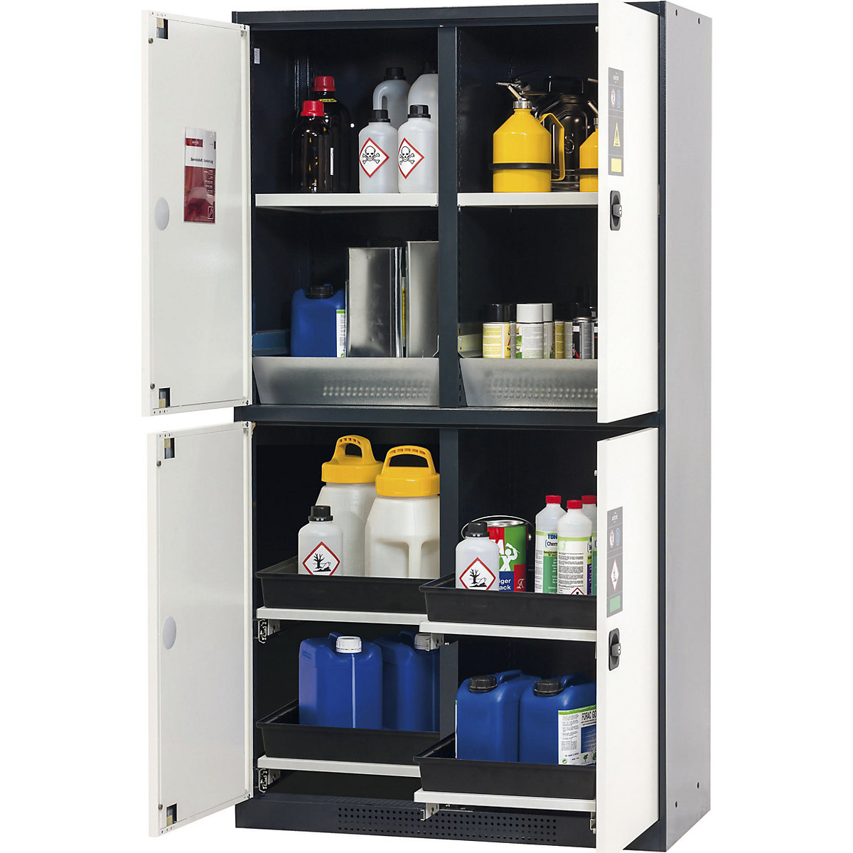 MULTIRISK chemical storage cupboard – asecos (Product illustration 2)-1
