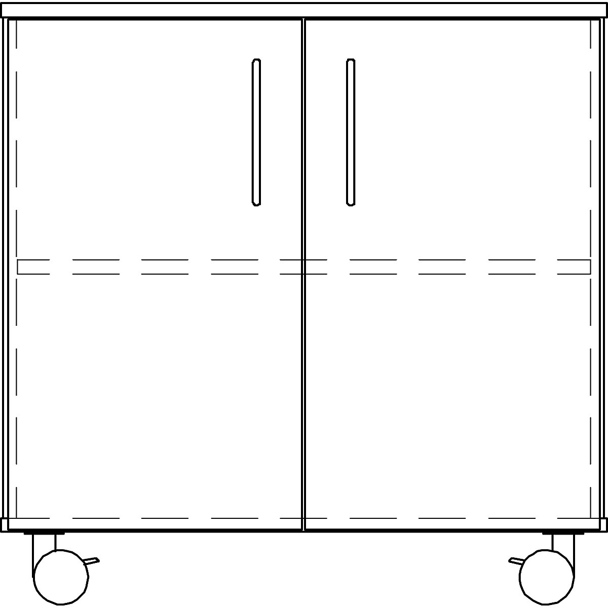 Laboratory base cupboard, high (Product illustration 4)-3