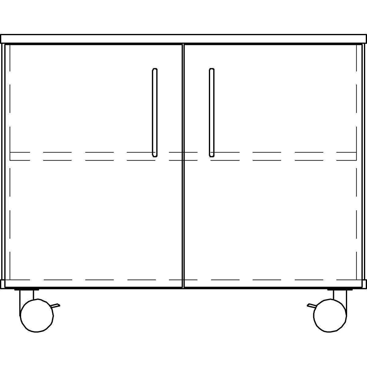 Laboratory base cupboard, low (Product illustration 4)-3