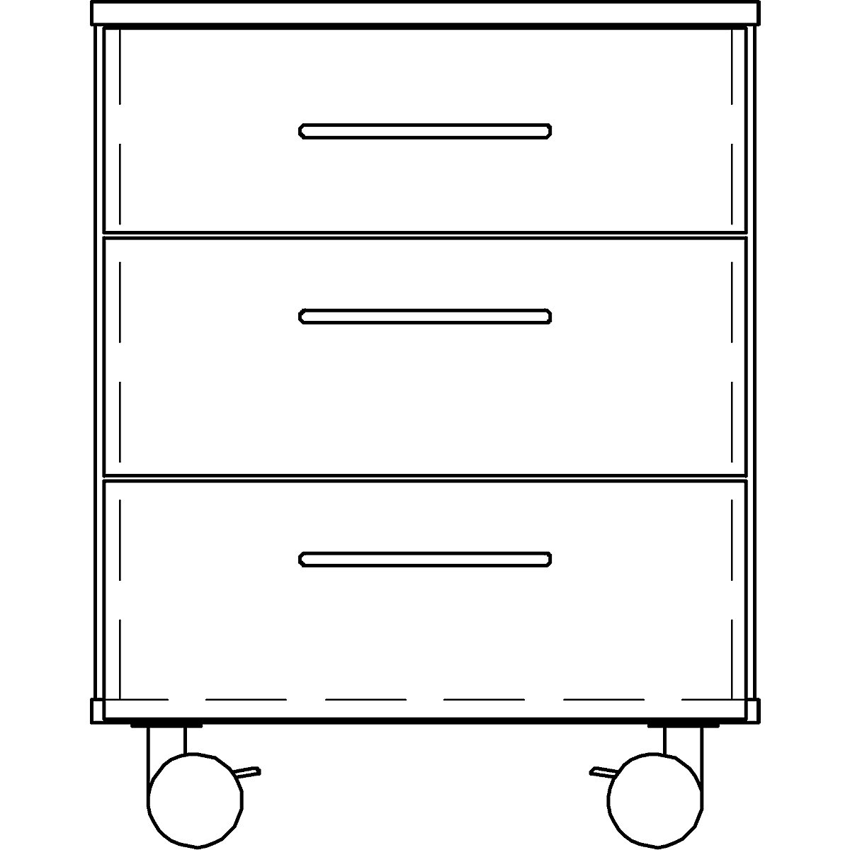 Laboratory base cupboard, low (Product illustration 3)-2