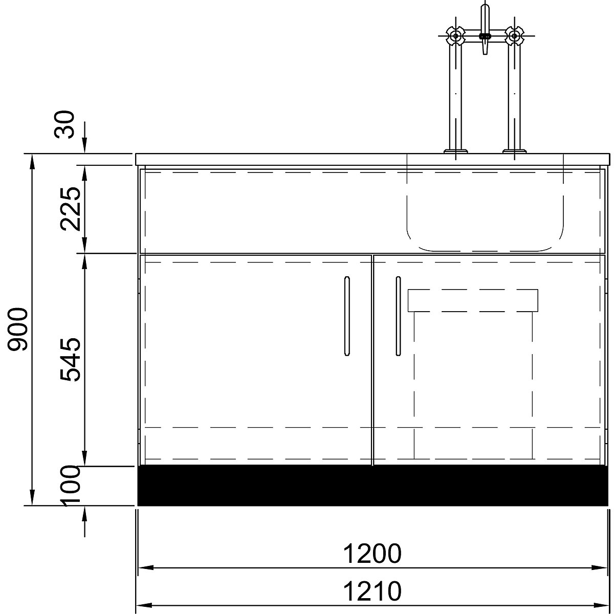 Laboratory sink (Product illustration 3)-2