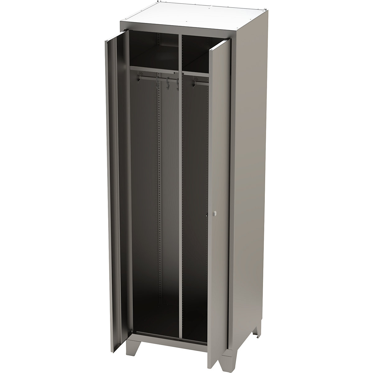 Stainless steel cabinet with stud feet (Product illustration 7)-6