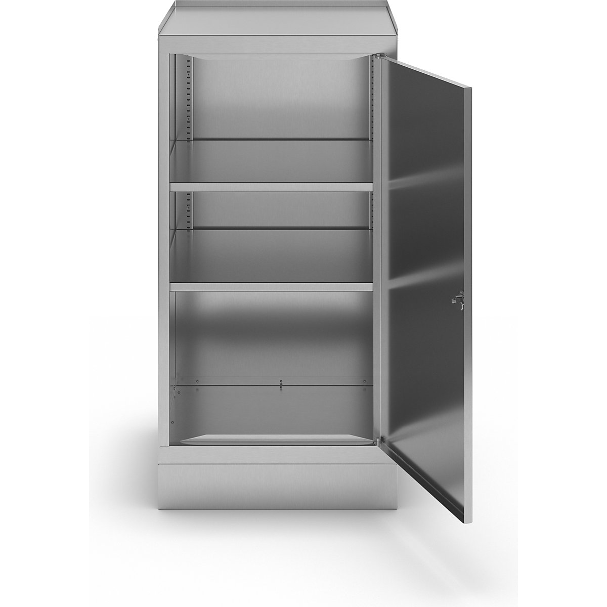 Stainless steel tool cupboard – eurokraft basic (Product illustration 2)-1