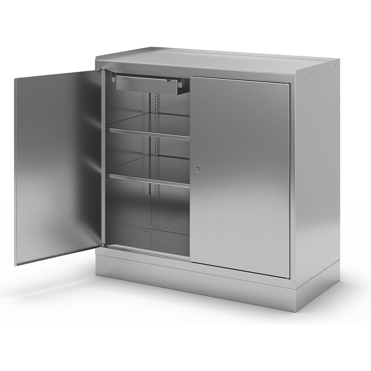Stainless steel tool cupboard – eurokraft basic (Product illustration 5)-4