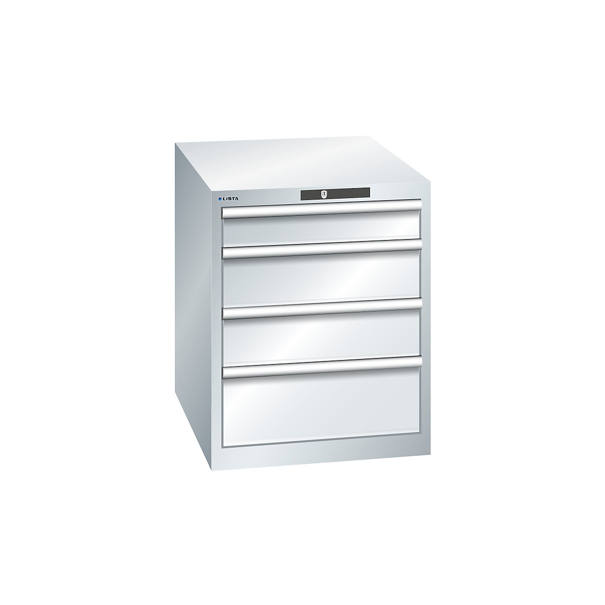 Drawer cupboard, 4 drawers – LISTA (Product illustration 5)-4