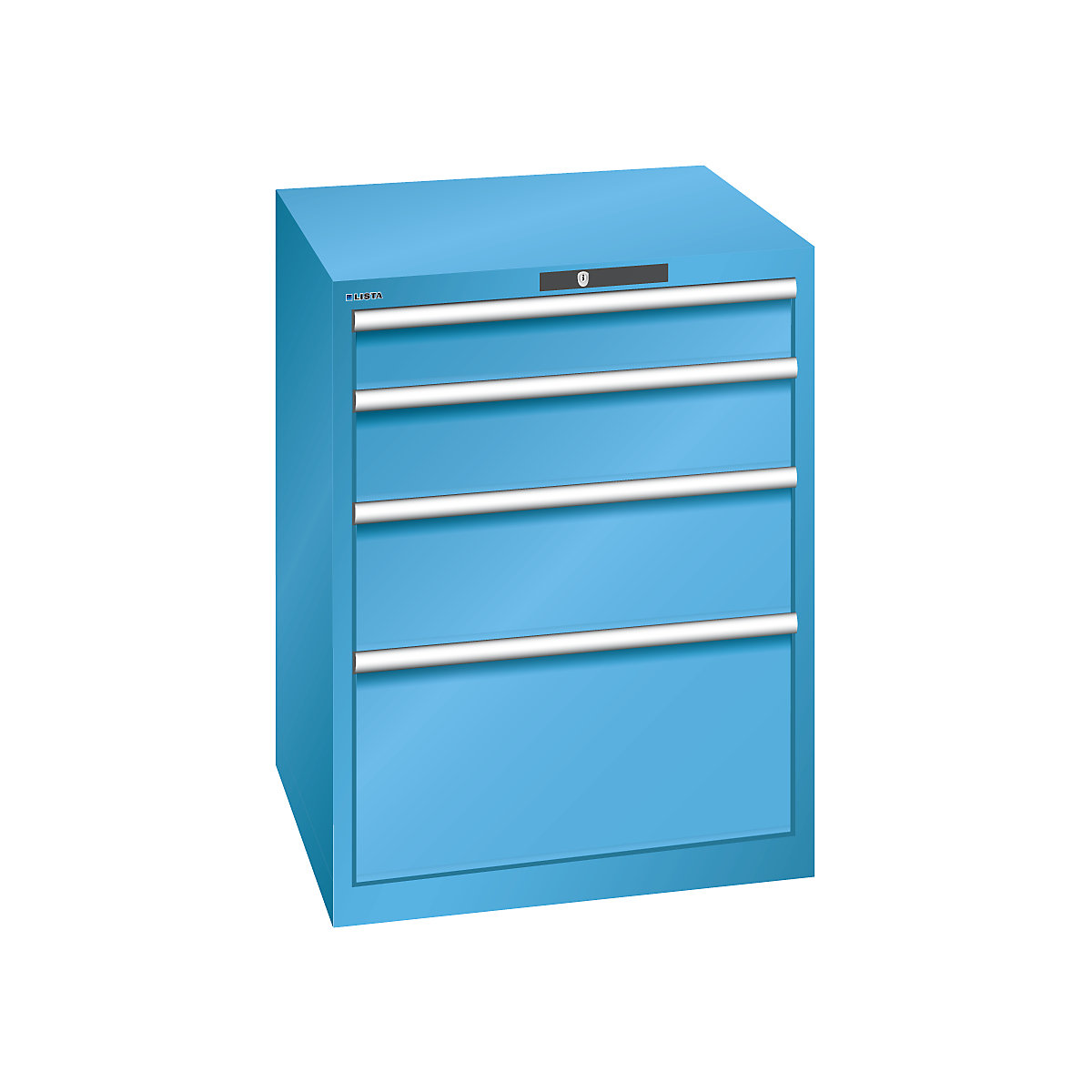 Drawer cupboard, 4 drawers - LISTA