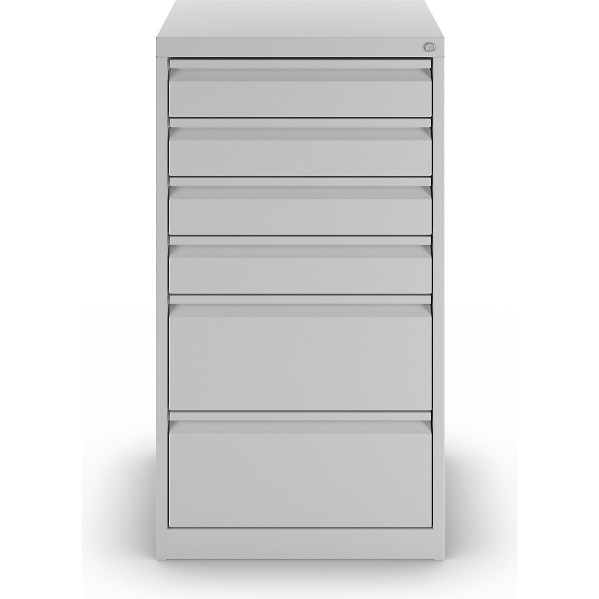 Drawer cupboard, steel – eurokraft basic (Product illustration 7)-6