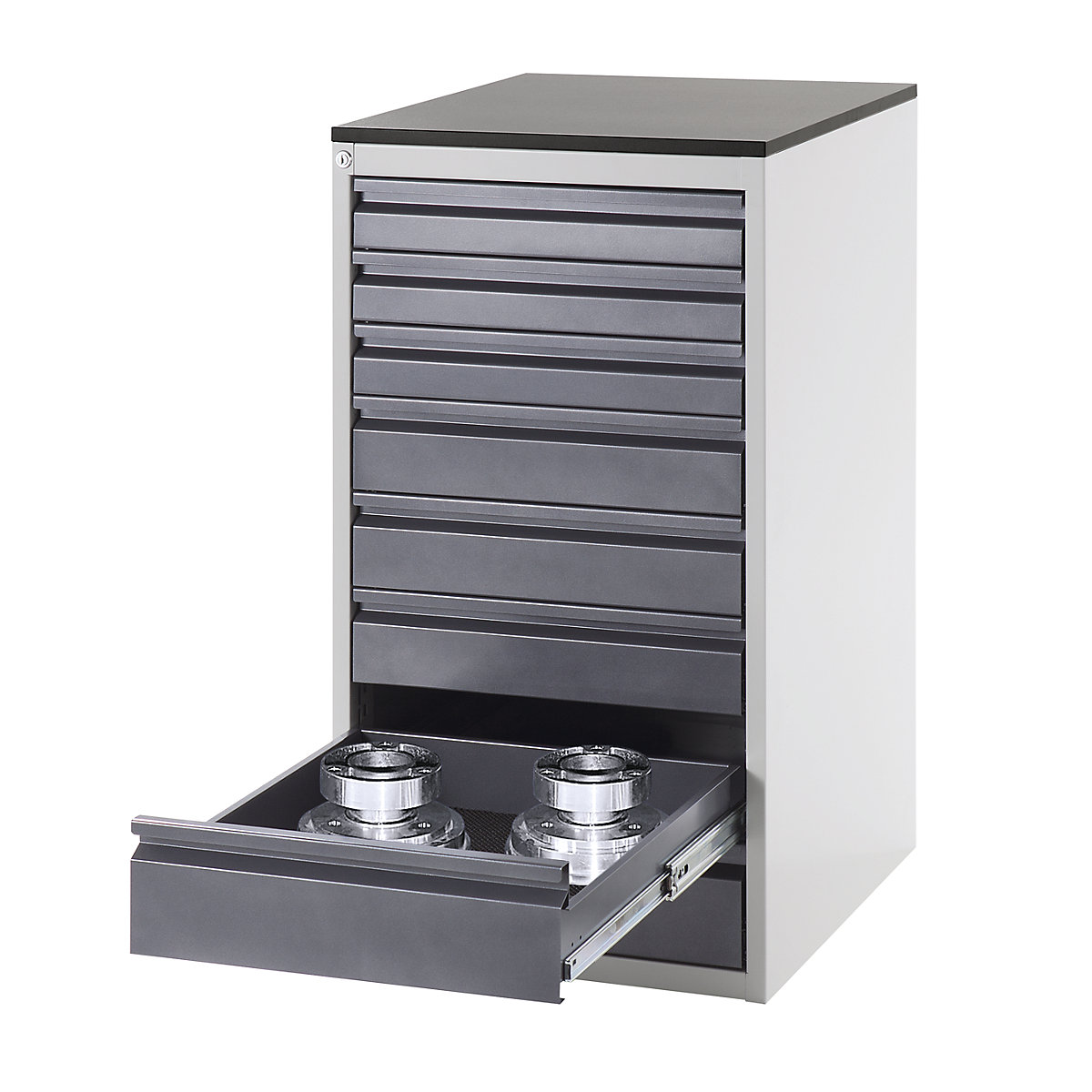 Drawer cupboard with telescopic guides – RAU (Product illustration 5)-4