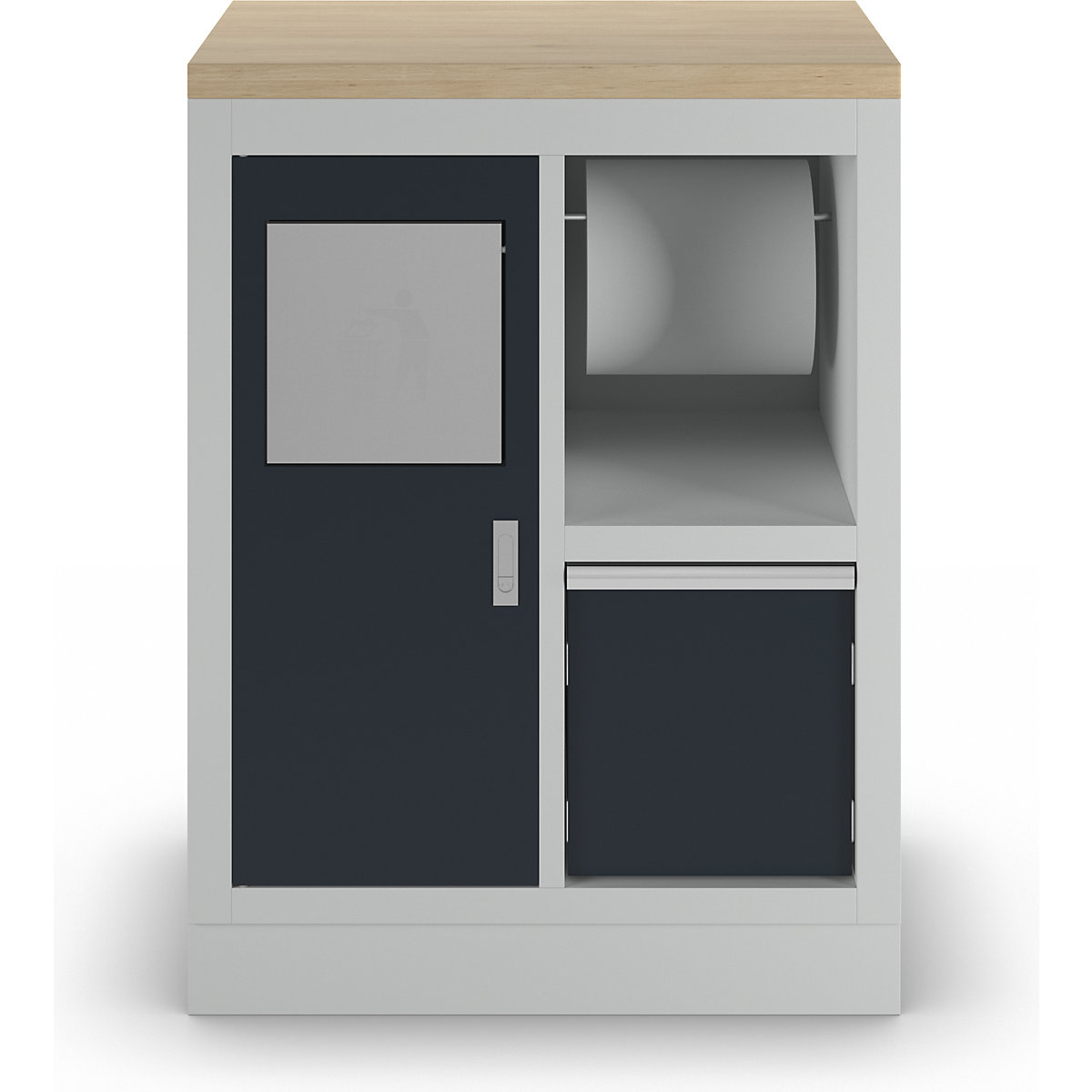 Waste and cleaning base cupboard (Product illustration 3)-2