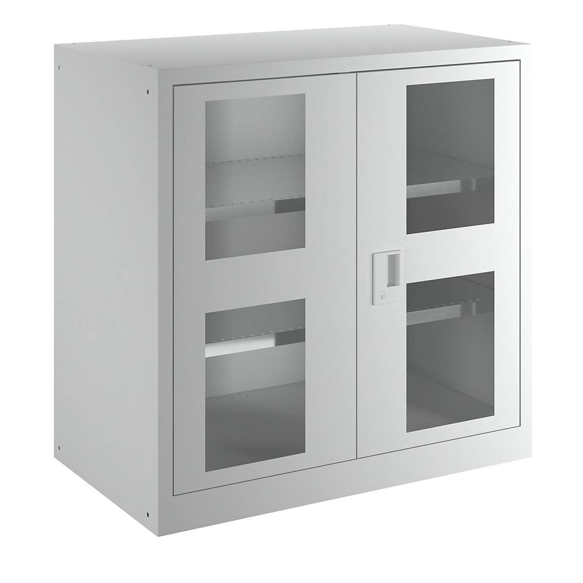 Double door cupboard, 2 shelves – LISTA