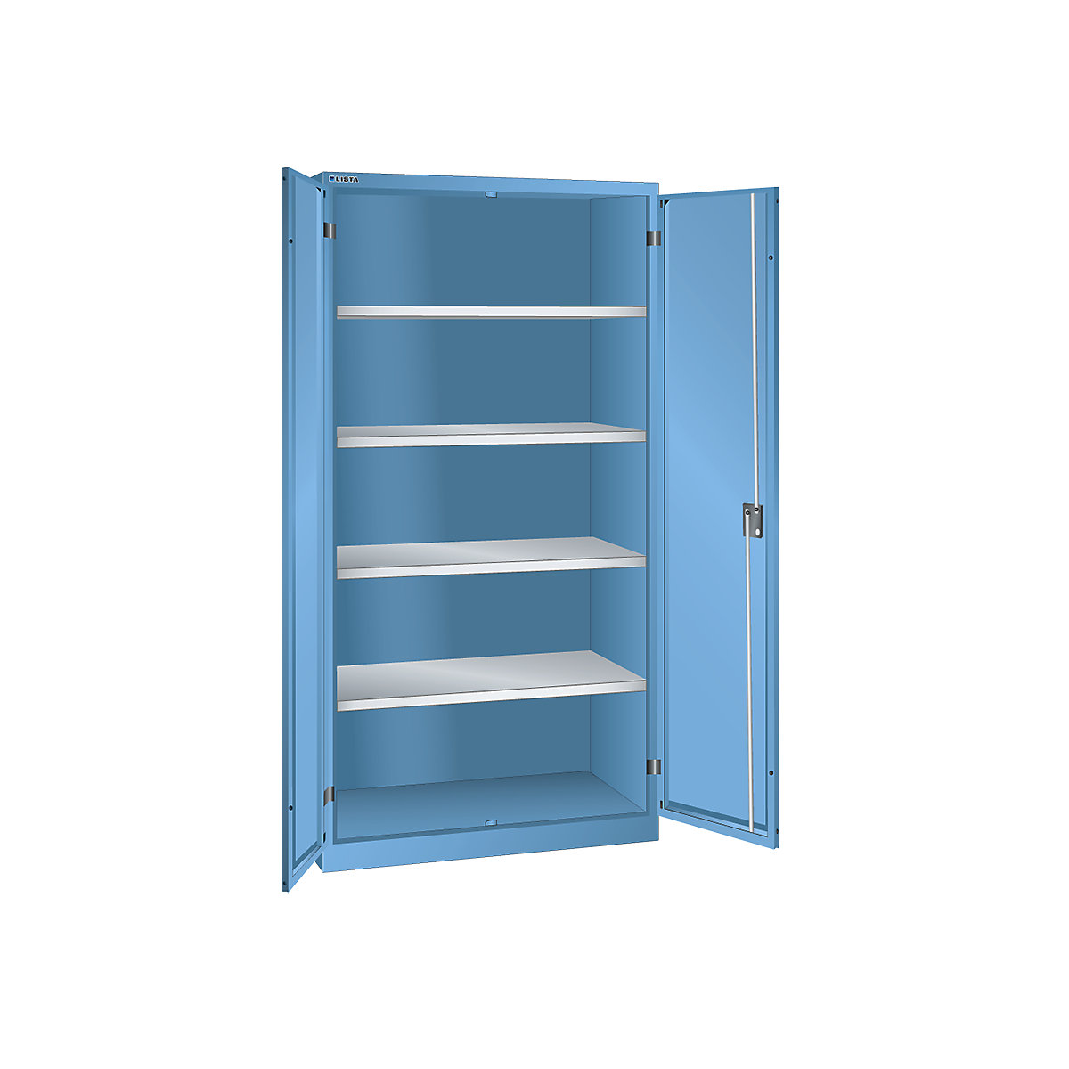 Double door cupboard, HxWxD 1950 x 1000 x 580 mm – LISTA