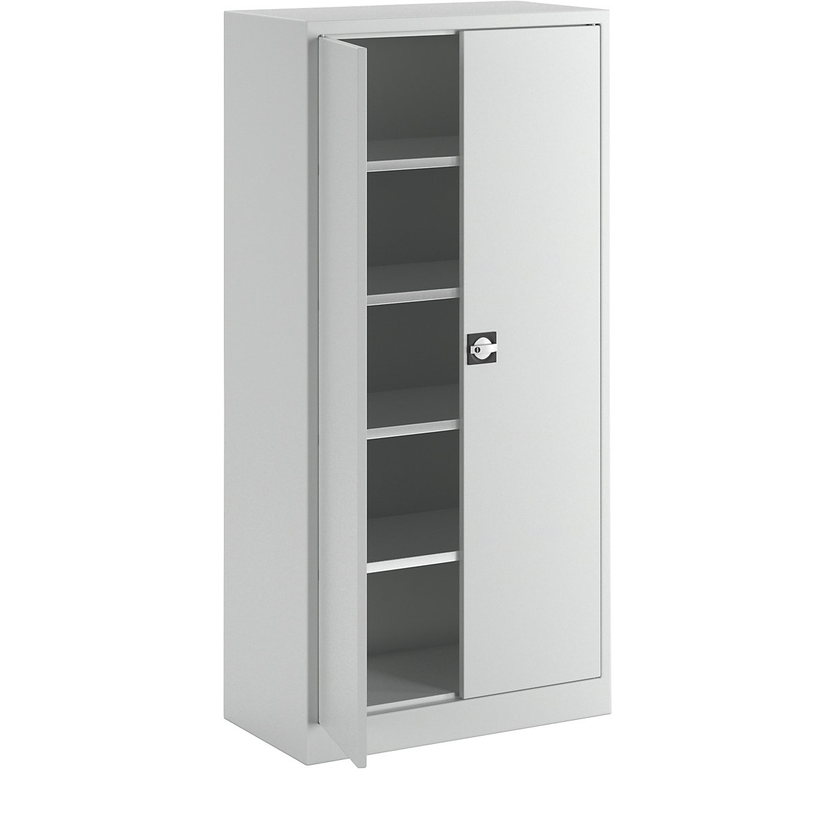 Double door cupboard made of sheet steel - eurokraft pro