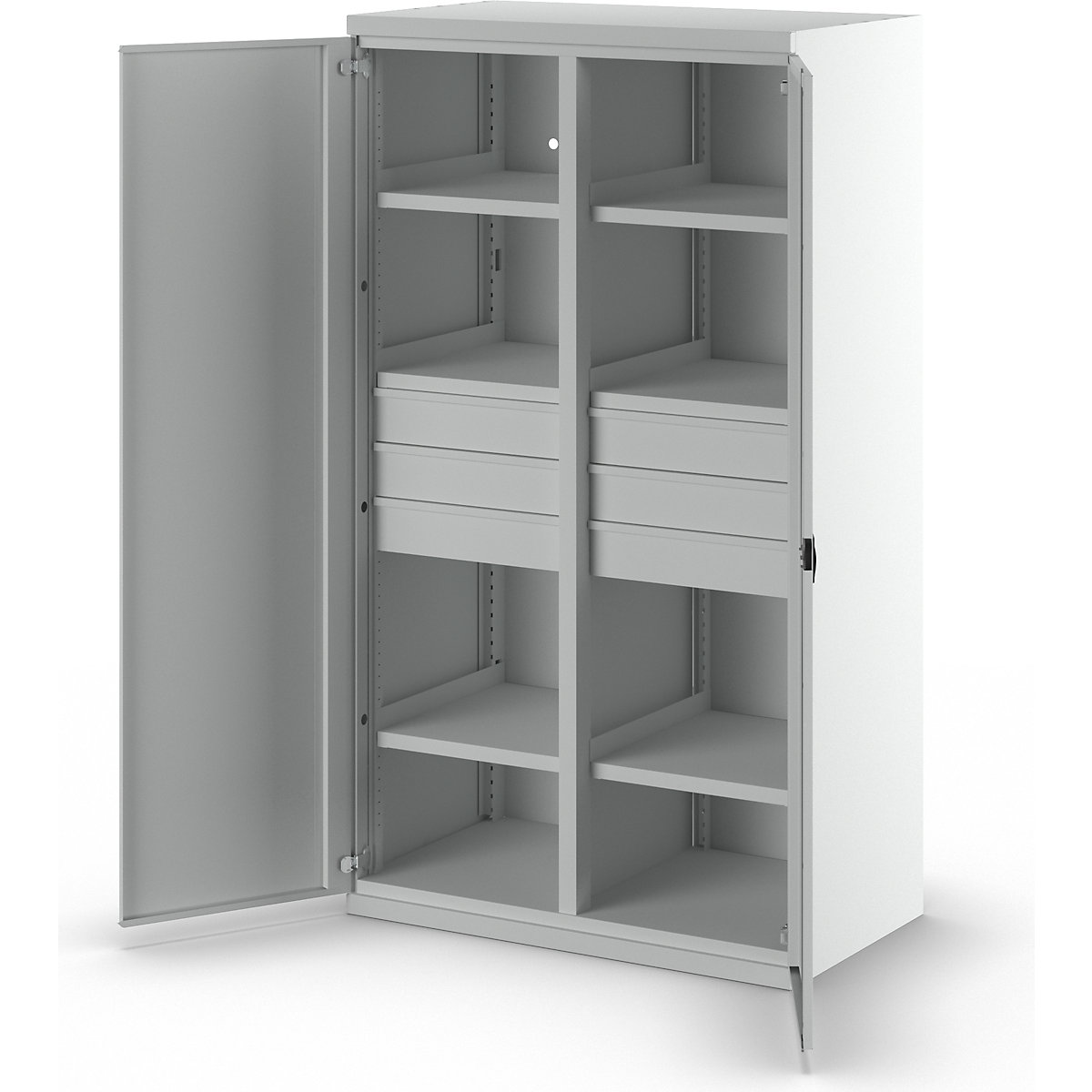 Heavy duty cupboard made of steel – eurokraft pro (Product illustration 4)-3