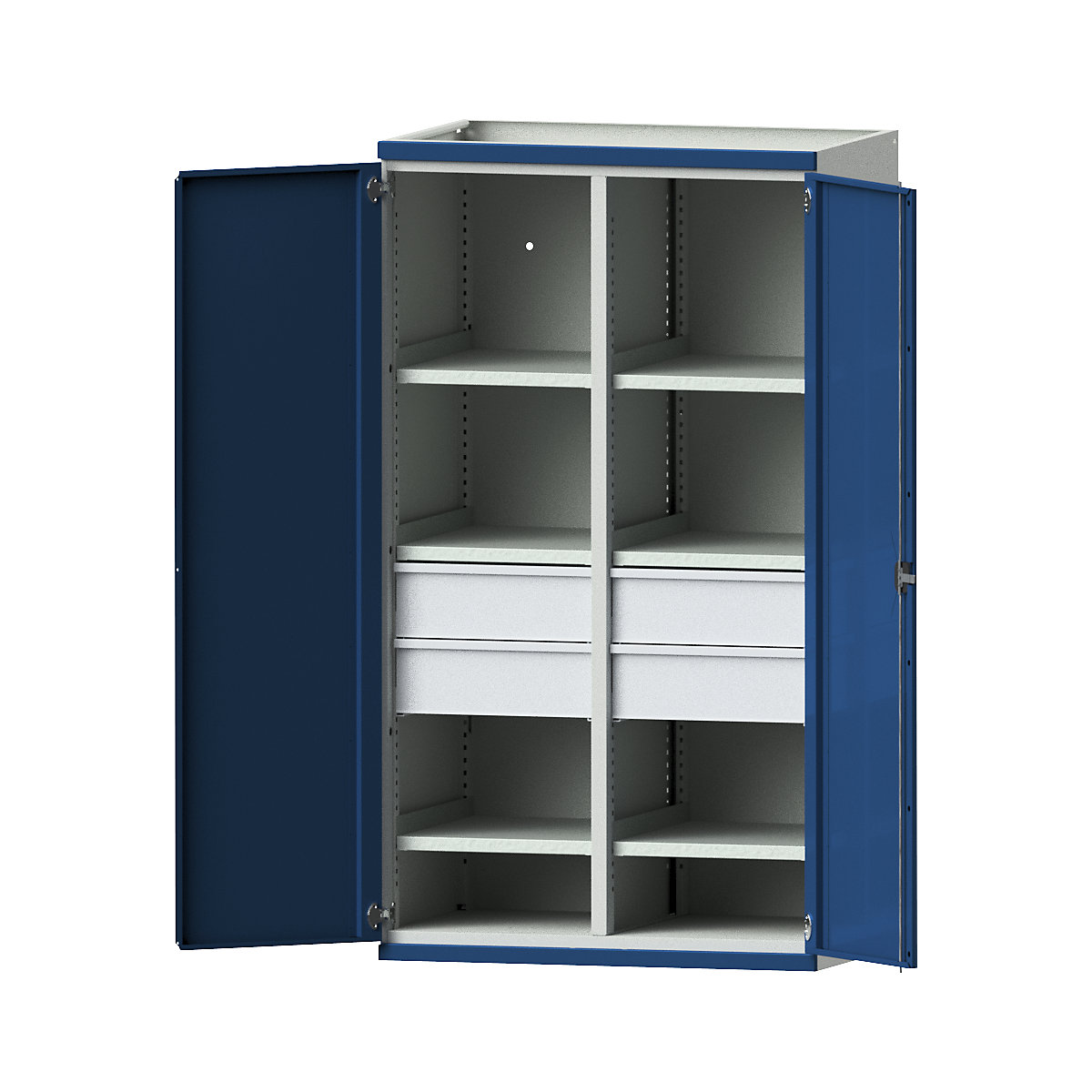 Heavy duty cupboard with centre partition – ANKE (Product illustration 7)-6