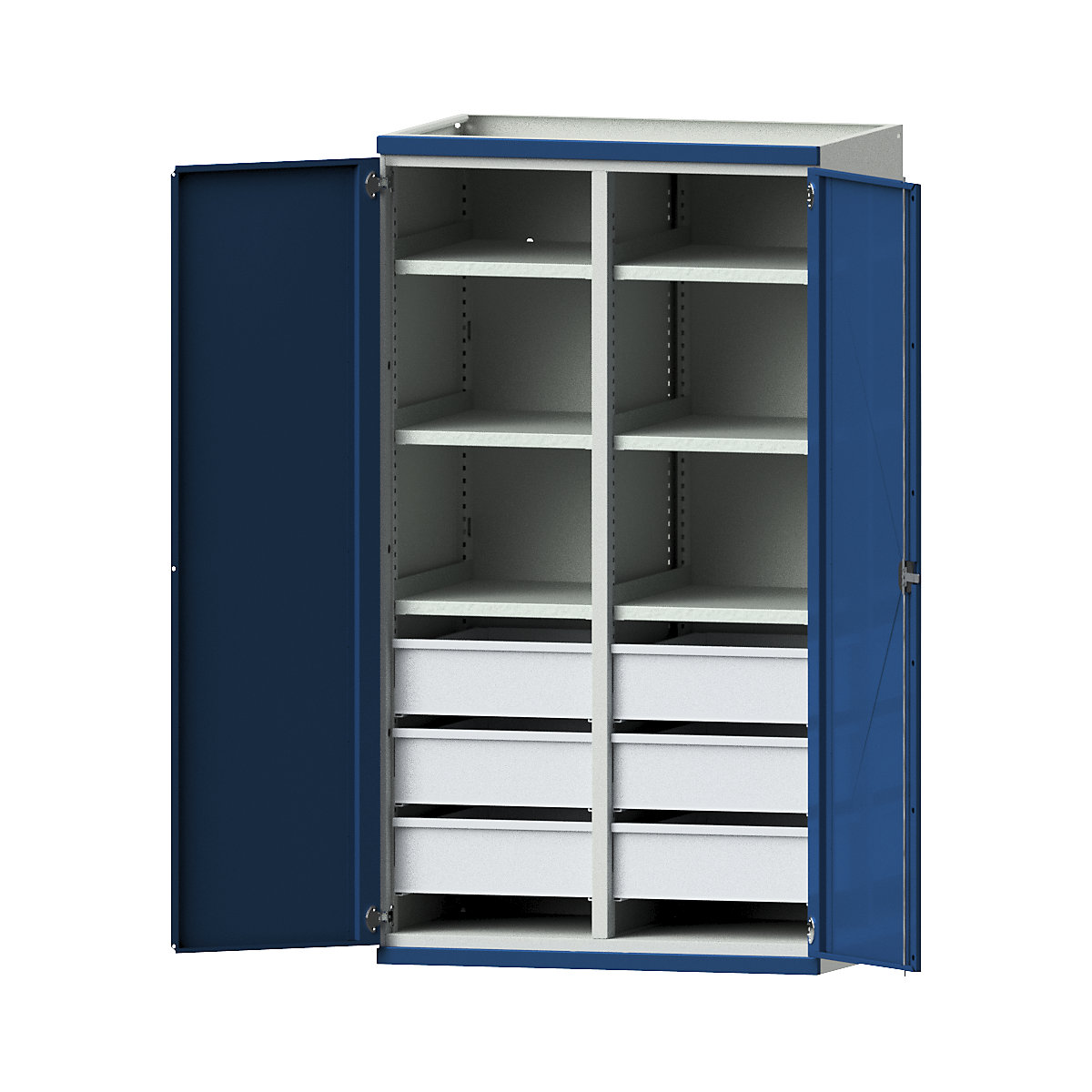 Heavy duty cupboard with centre partition – ANKE (Product illustration 7)-6