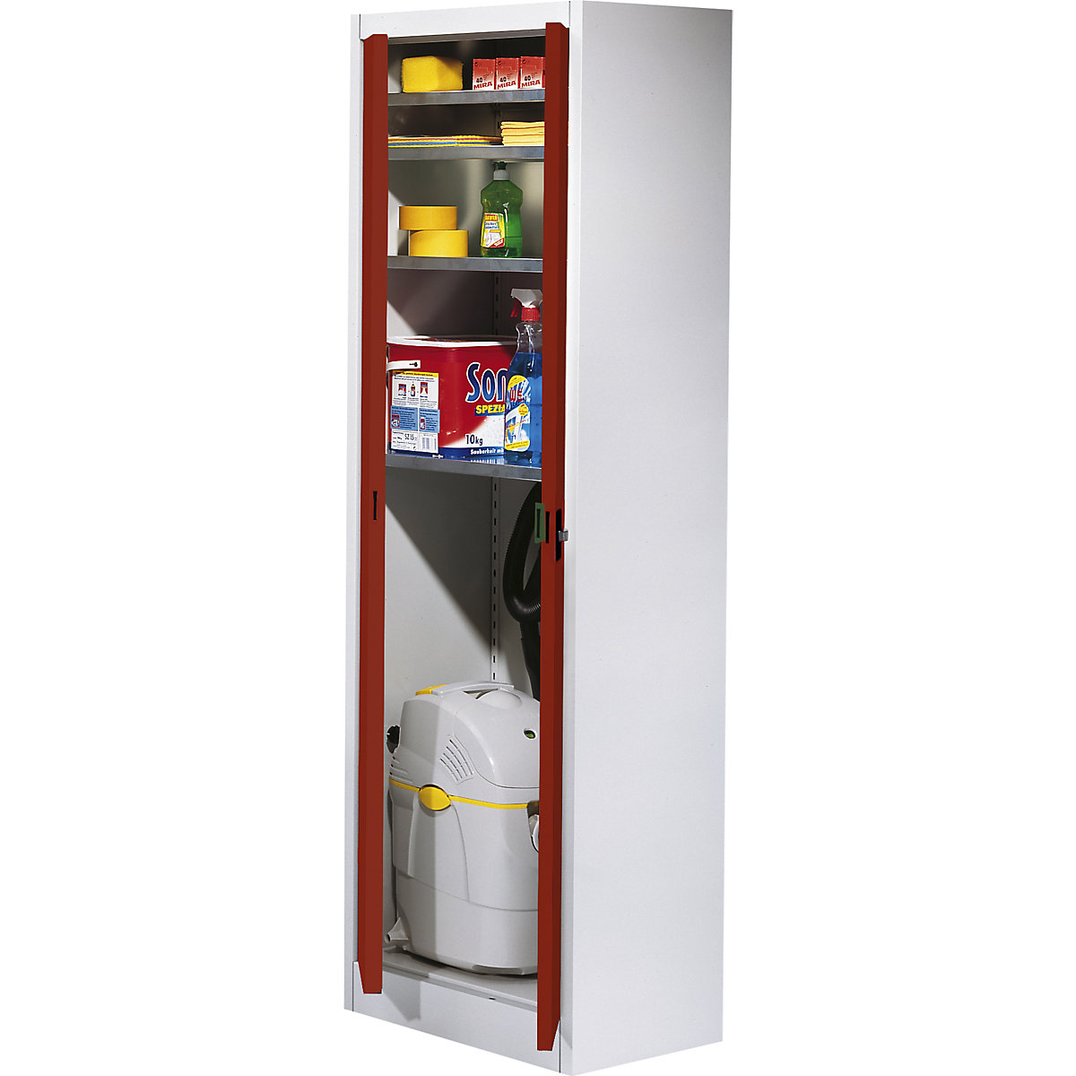 Storage cupboard, HxW 1950 x 600 mm – mauser (Product illustration 2)-1