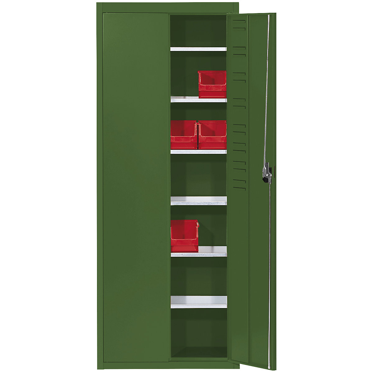 Storage cupboard, without open fronted storage bins – mauser (Product illustration 2)-1