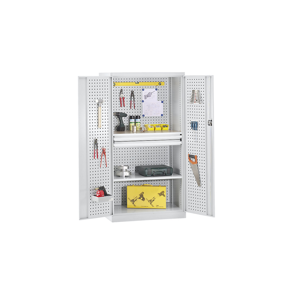 Tool cupboard with perforations (Product illustration 9)-8