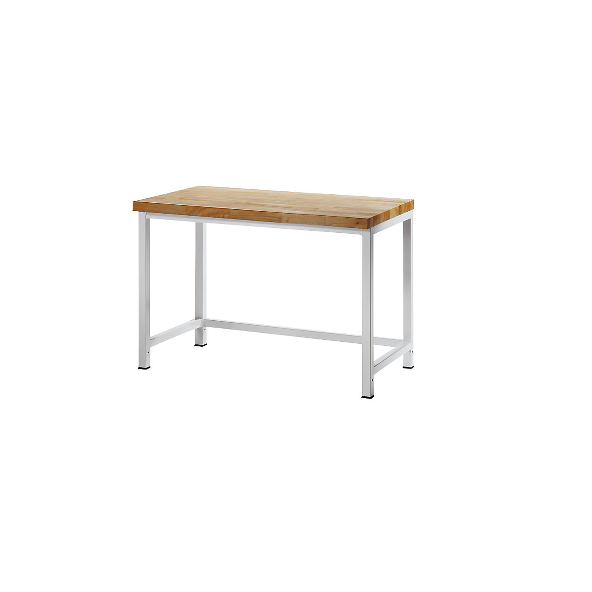 Stół warsztatowy, konstrukcja ramowa – RAU, 1 drążek poprzeczny, głęb. 700 mm, szer. 1250 mm-0